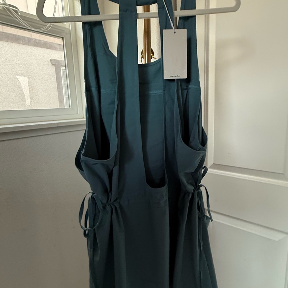 Halara 2 pcs Blue Sleeveless Dress w/ shorts - Picture 6 of 6